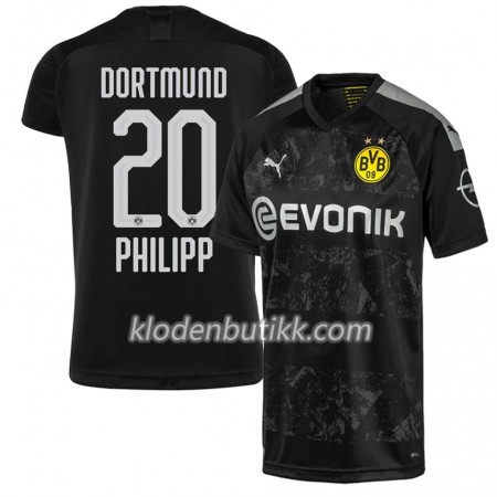 Borussia Dortmund Philipp 20 Borte Fotballdrakt 2019-2020 Kortermet
